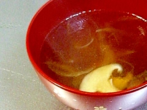 生姜の利いた中華スープ